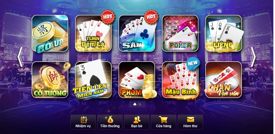 Một số game bài cá cược hấp dẫn được nhiều người tham gia tại V8club 